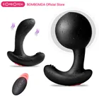 Беспроводной Анальный фаллоимитатор с дистанционным управлением, надувной вибратор, вагинальный мастурбатор, массажер простаты, взрослый, искусственная Анальная пробка