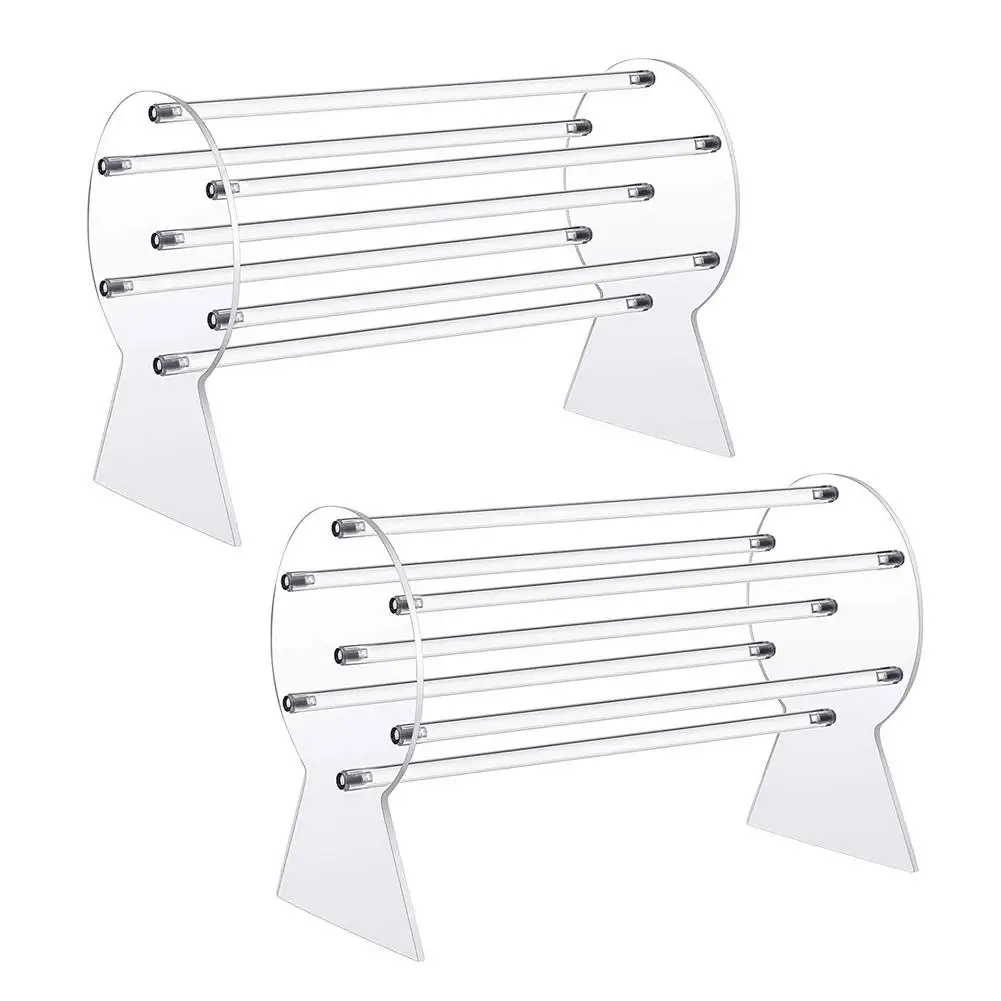

Clear Headband Holder Acrylic Hair Accessory Storage Stand Jewelry Organizer Display Shelf For Chains Bracelets Necklaces Teen G