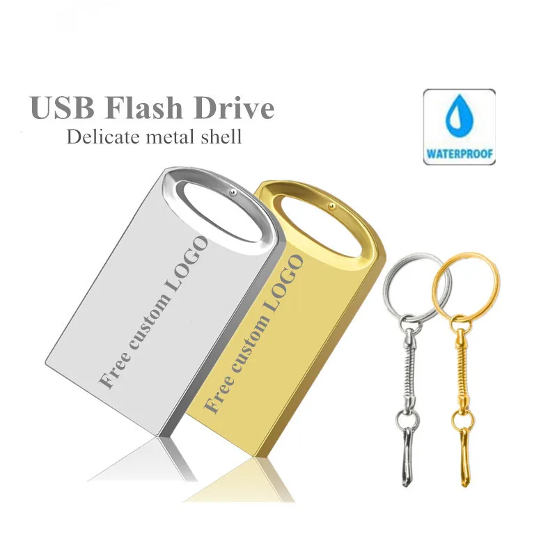 Флеш-накопитель 16 ГБ металлический USB 2 0 32 64 флеш-накопитель флешка 4 8 для ключей