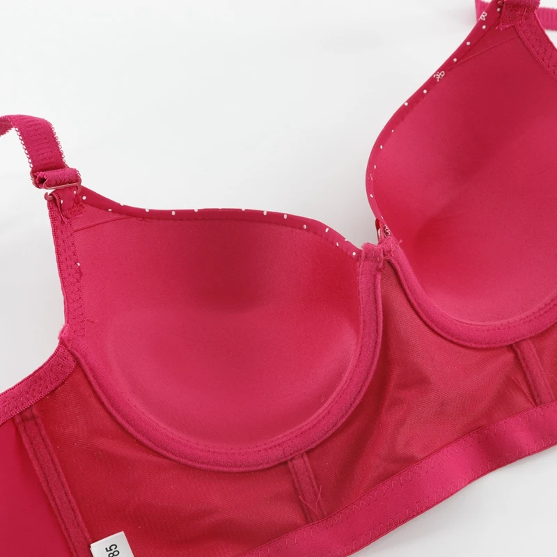 Beauwear сексуальные бюстгальтеры пуш ап в горошек длинная линия с подкладкой на