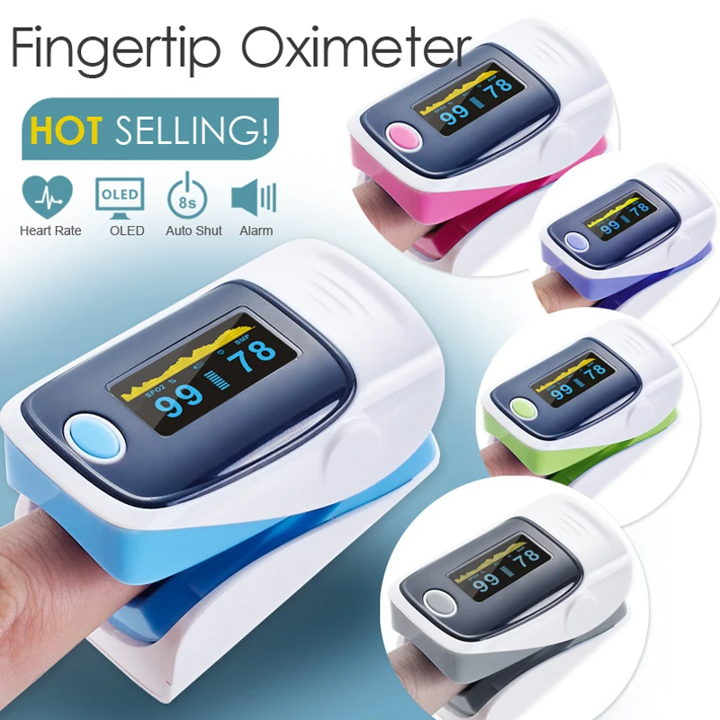 Пульсоксиметр SPO2 медицинский цифровой с сертификатом CE измеритель пульса и