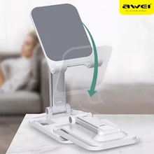 Awei X11 Mobile Phone Holder Stand for iPhone Xiaomi Phone Holder Foldable Mobile Phone Stand Desk for iPad Tablet Desk Holder
