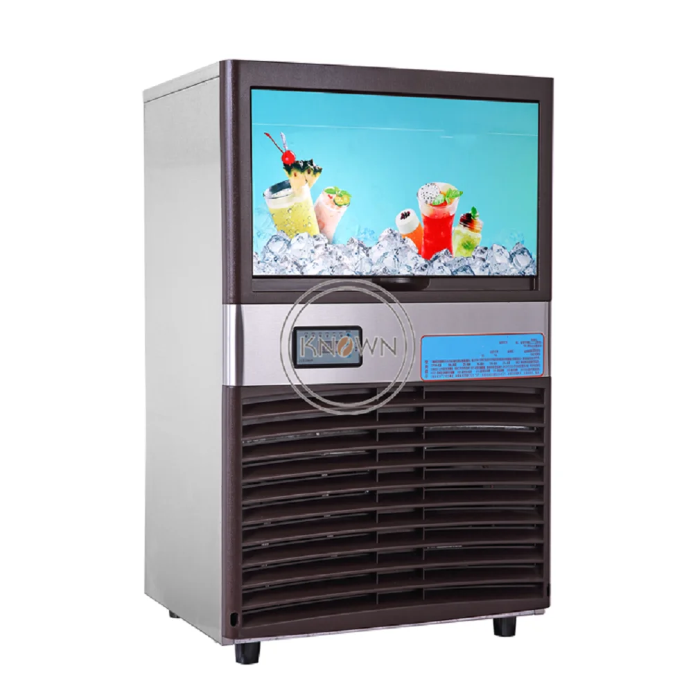 30 kg Electric Square Shape Ice Maker Automatic Portable Block Cube Making Machine For Bar Coffee Shop free shipping | Бытовая техника