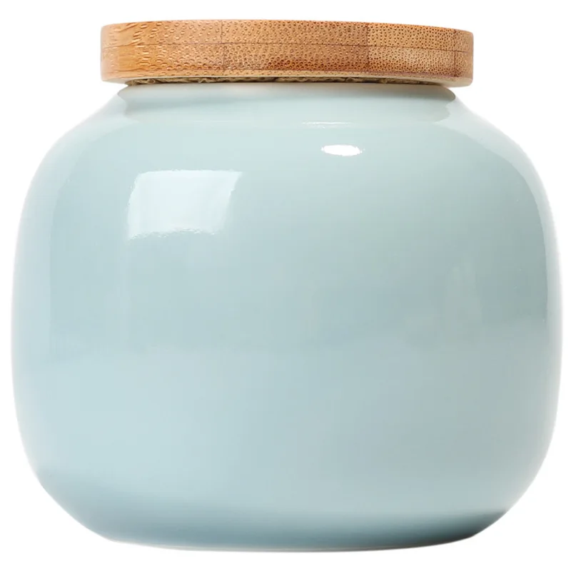 Loiesag Ceramic Tea Box Colorful Caddy Caddies Containers Kitchen Portable Travel Storage Candy Coffee Snacks Jar | Дом и сад