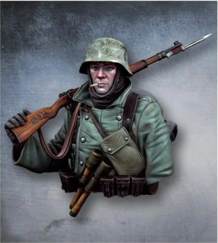 1/10 Смола Бюст строительный комплект курительный солдат зимой | Игрушки и хобби