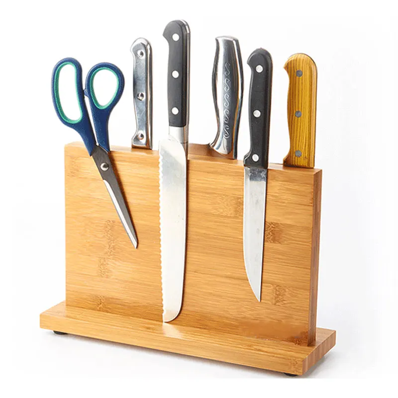 Качественный креативный магнитный держатель для ножей бамбуковый непористый