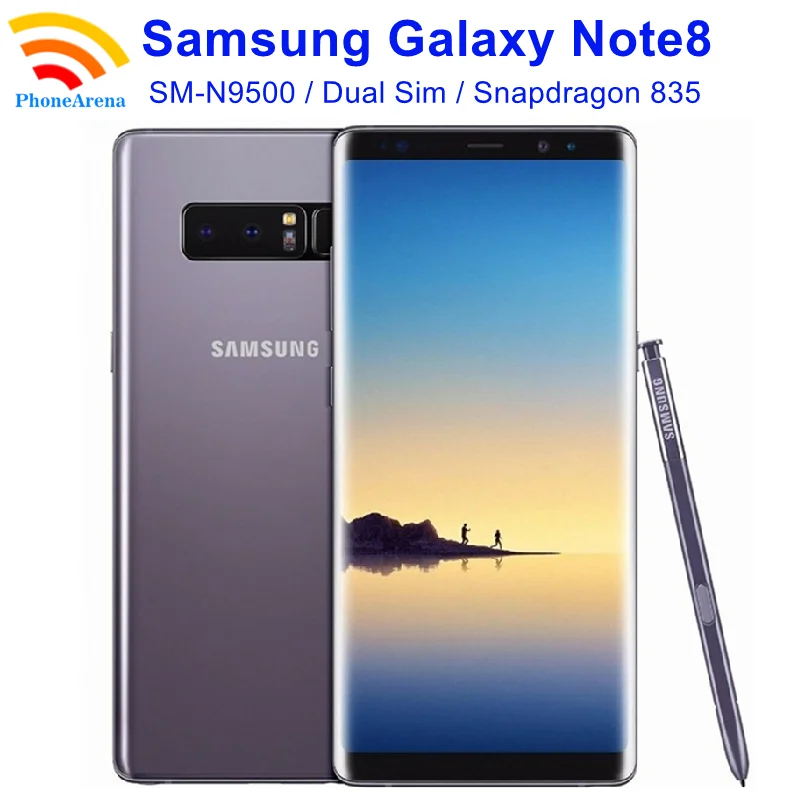 

Samsung Galaxy Note8 Note 8 N9500 Dual Sim 90% New 6.3" 6GB RAM 64GB ROM NFC Octa Core Snapdragon 4G LTE Original Cell Phone