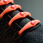 Черные круглые креативные шнурки 12 шт.лот без завязывания, эластичные силиконовые шнурки для обуви для детей и взрослых, резиновые шнурки