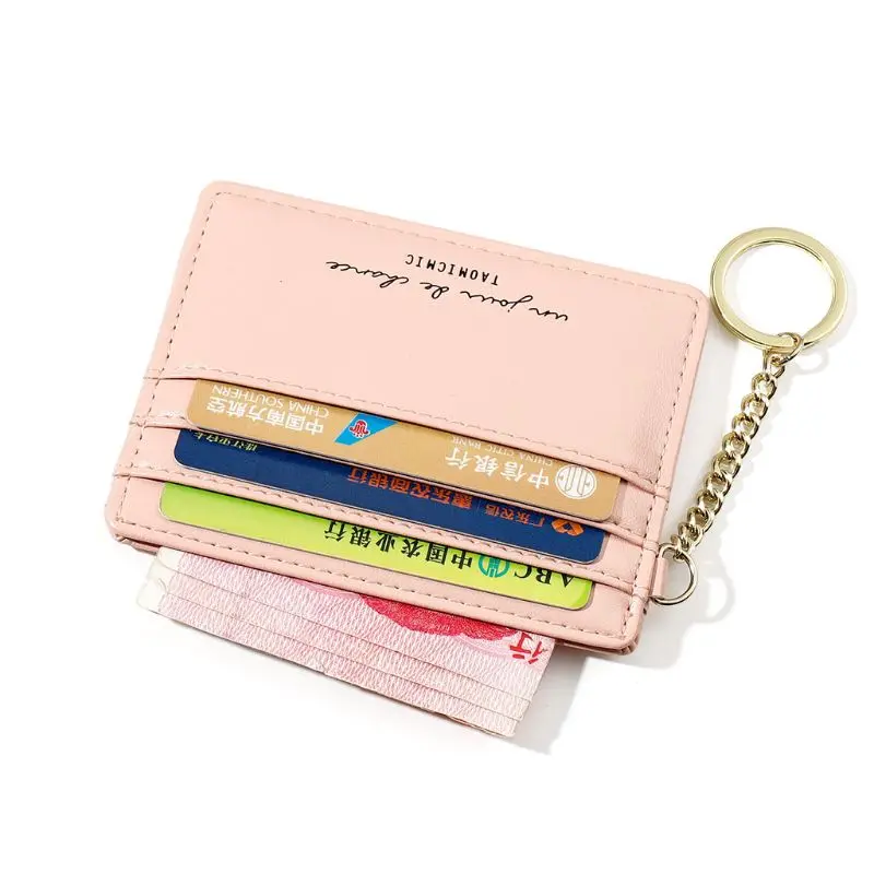 Женский тонкий держатель для кредитных карт из искусственной кожи 2020 Модный