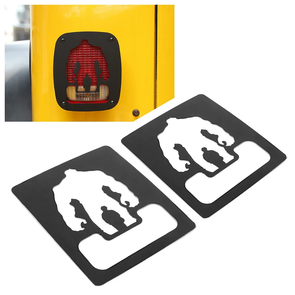 Tail Light Covers Guards Brake Lamp Metal Protector Accessories Fit For Jeep Wrangler | Автомобили и мотоциклы