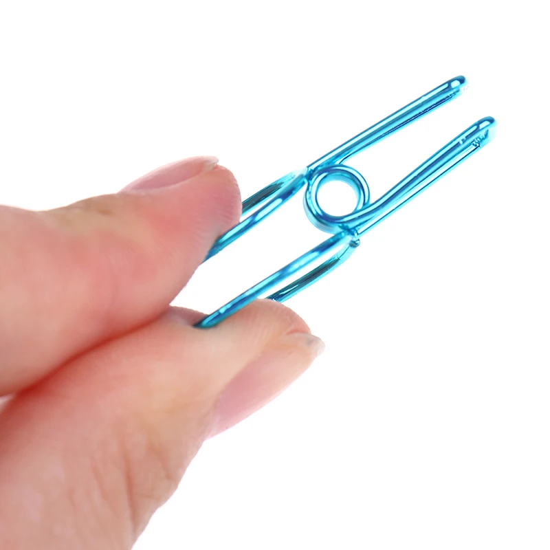 

6PCs/Set Hollowed Out Design Metal Binder Clip Long Tail Clips Office Hand Book Folder Paper Organizer Stationery Clip