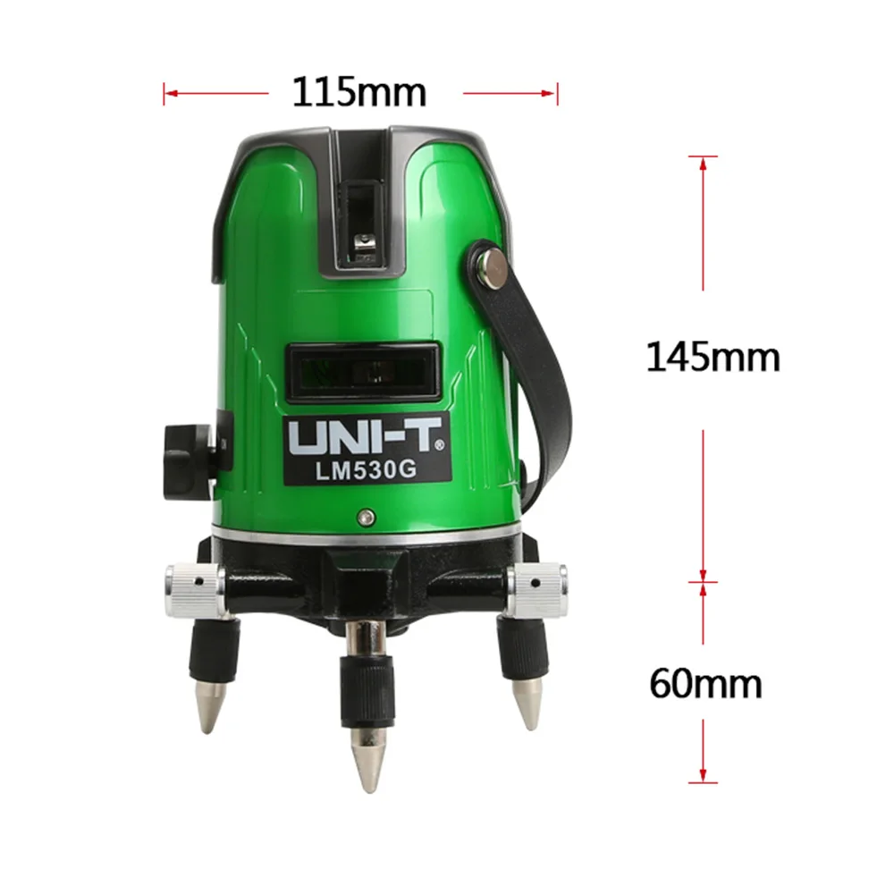 UNI-T LM520G LM530G LM550G лазерный уровень 2 линии 3 5 линий 360 градусов самонивелирующийся