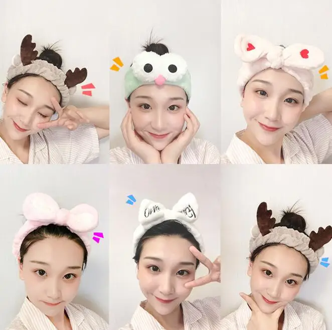 Повязка для волос женская розовая |