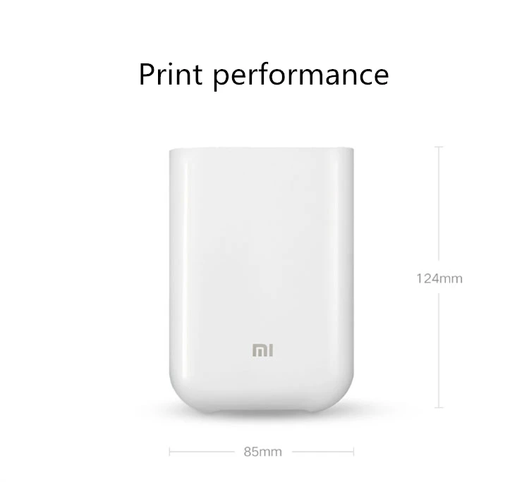 Оригинальный портативный мини-Карманный фотопринтер Xiaomi AR 300 точек/дюйм с