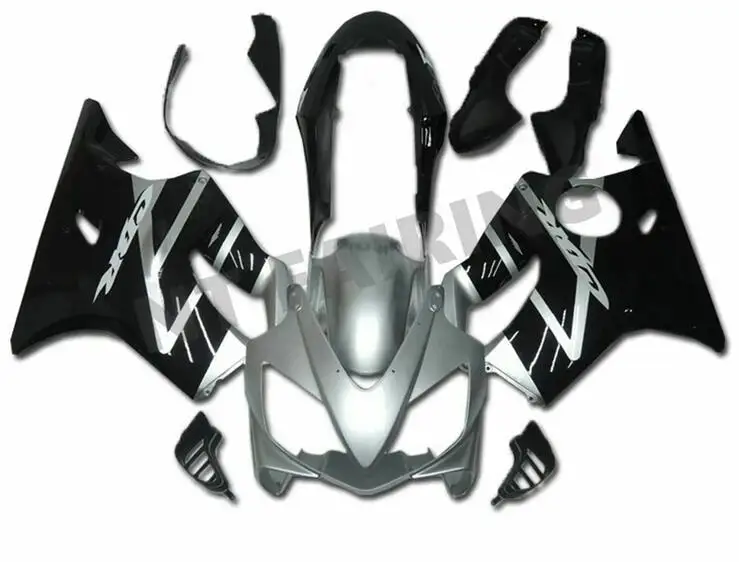 

Injection New ABS Whole Fairings Kit Fit for HONDA CBR 600 F4i 04 05 06 07 CBR600 2004 2005 2006 2007 Bodywork set silver black
