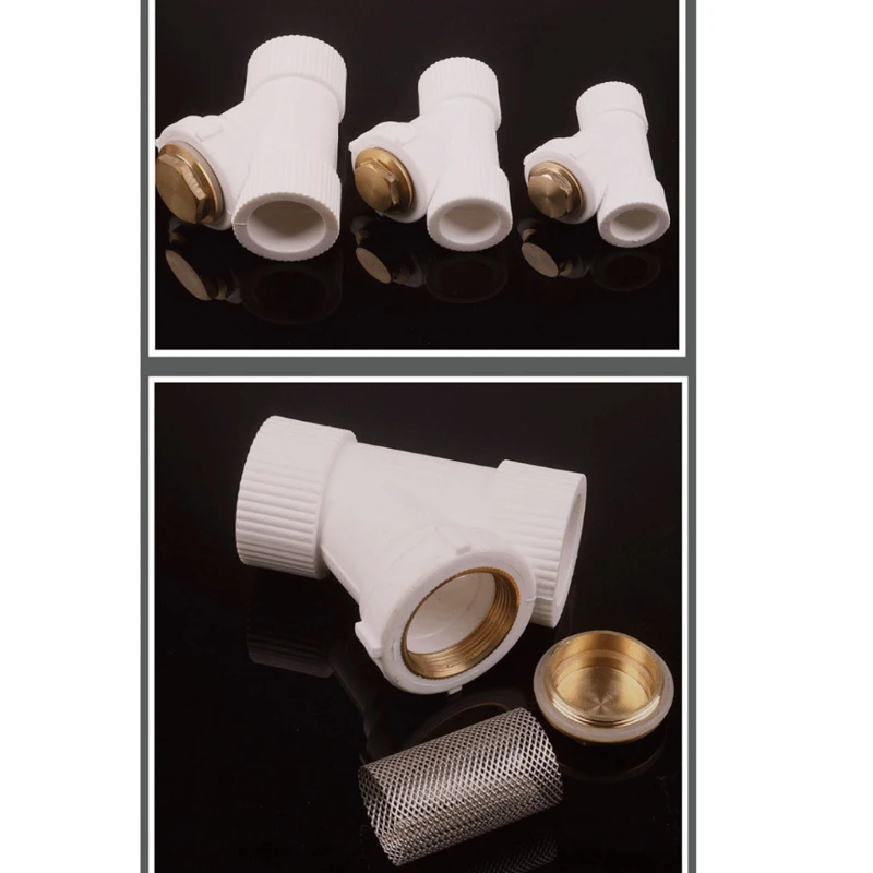 

PPR Water Pipe Fittings Y Strainer Y Type Filter 20 25 32 40 50 63mm Plastic Y Type Filter Water Pipe