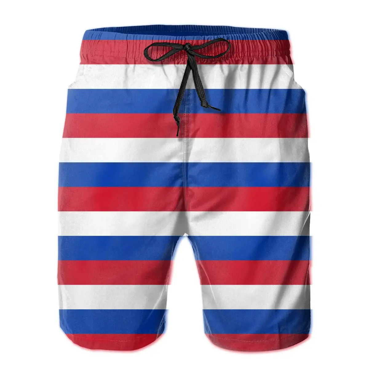 

Summer Men Beach Short Breathable Quick Dry Cool German states running Flag Of Sorbs Hawaii Pants