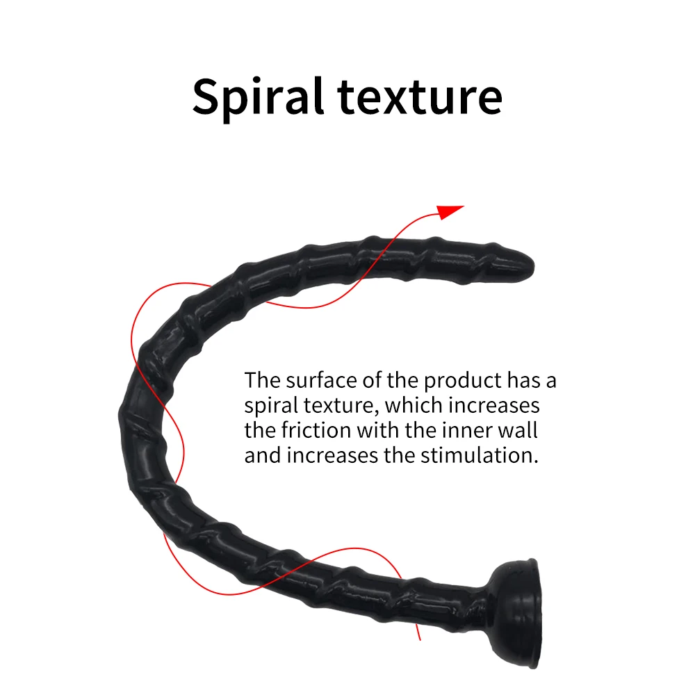 Long Anal Plug Sex Toys for Woman Men Prostata Massage Butt Snake Dildo Anus Masturbator Dilator Expander | Красота и здоровье
