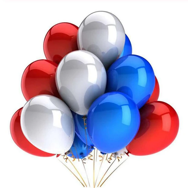 Гелиевые шары Partigos 30 шт., 10 дюймов, золотые, серебряные, черные