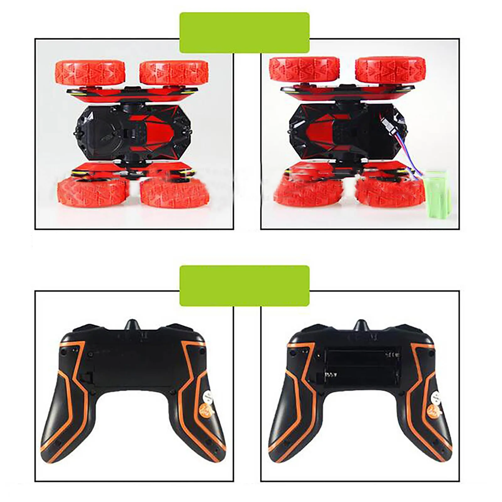 

2020 Stunt Rolling Car Flip Stunt Twisting Arm Car Remote Control Car Toy Cool childrens Remote Control Flip Toy Car F Fast Ship