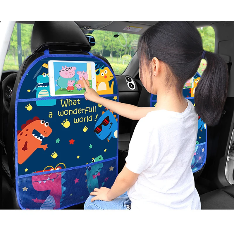 Автомобильный Органайзер на спинку сиденья подвесная сумка с мультяшным