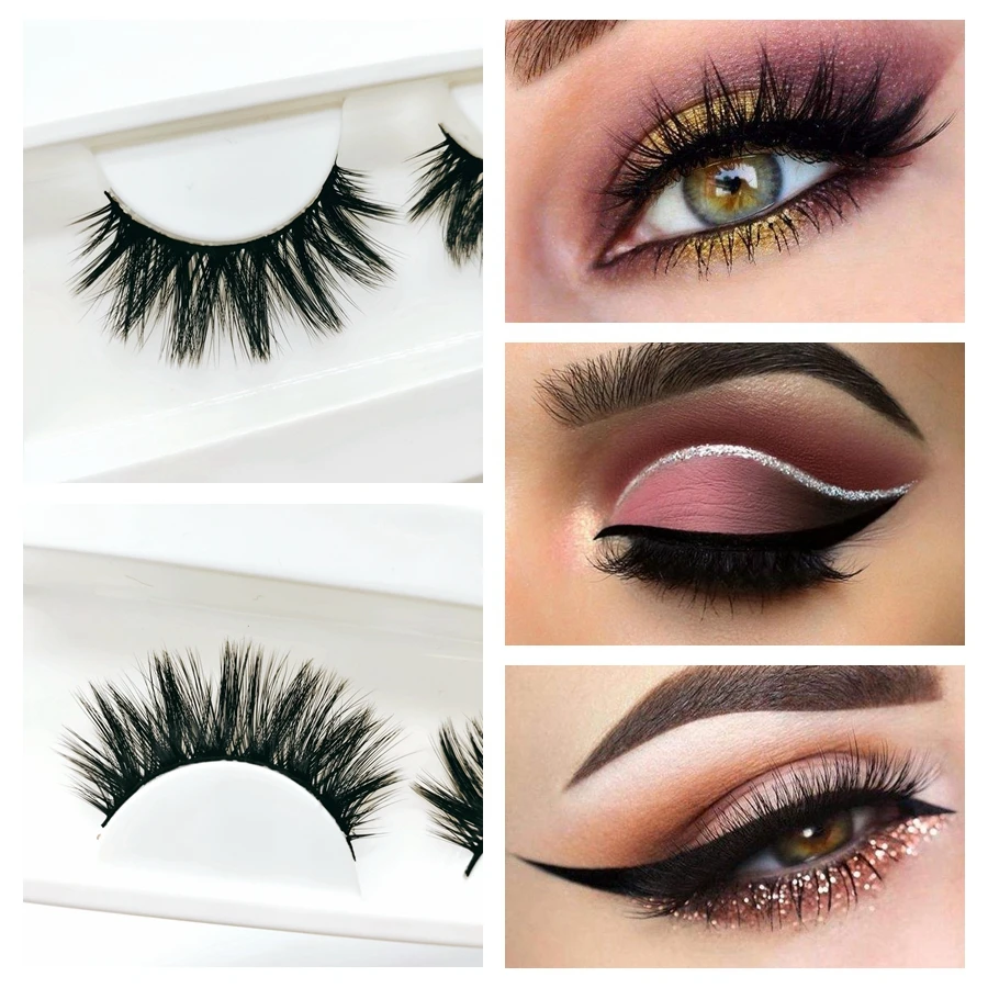 

25mm false eyelash 5D faux mink eyelashes bulk false lashes Dramatic Fake Lashes Makeup Extension Eyelashes