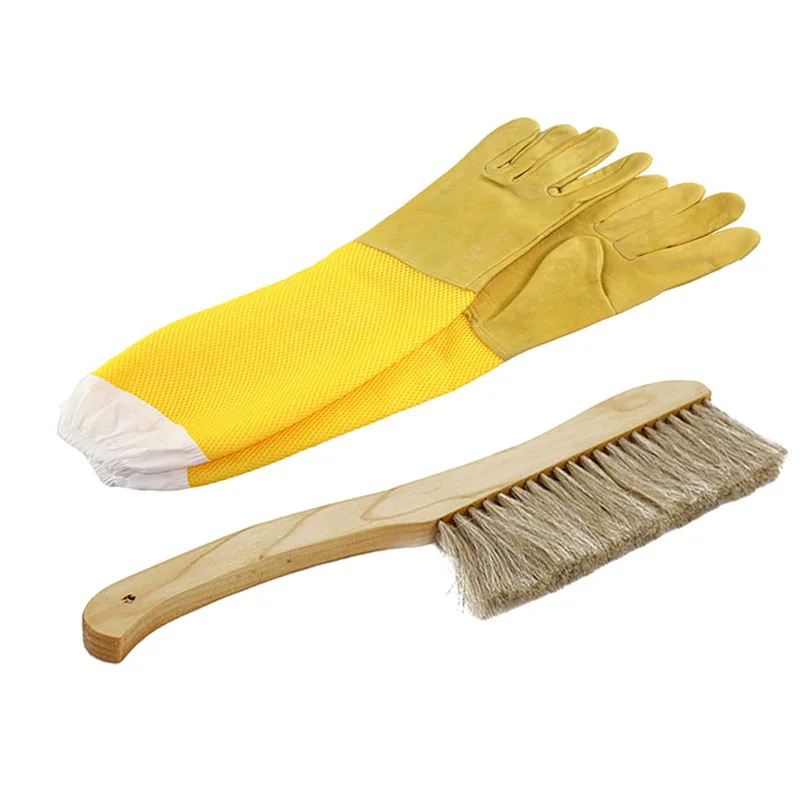 beehive tools for apiculture bee brush beekeeping gloves combination package Wholesale of high quality | Дом и сад
