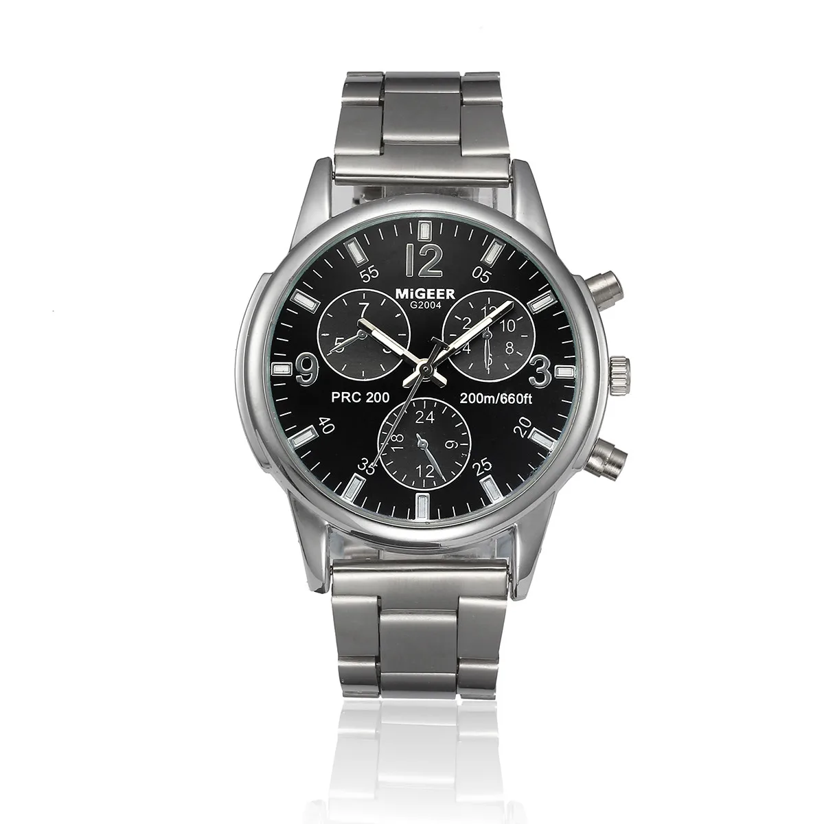 

Watch Men Fashion 2021 Crystal Stainless Steel Analog Quartz Wrist Watch Bracelet Relogios Masculino Erkek Kol Saati Zegarek