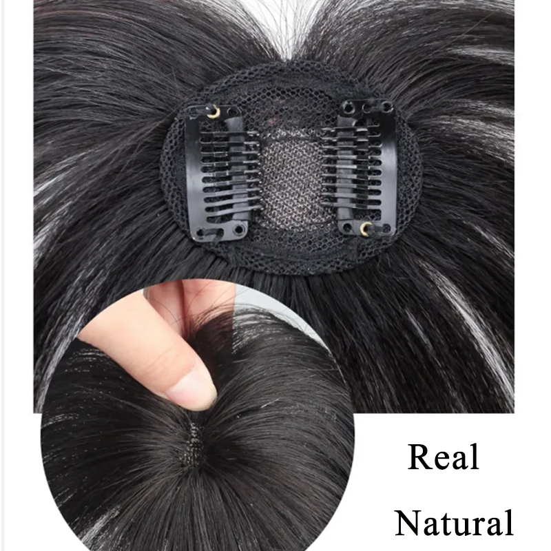 3D французская челка AILIADE зажим для синтетических волос средней длины прямые