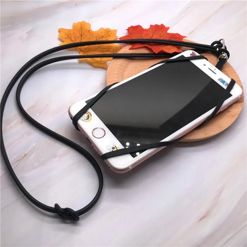 Niversal простота удобный сотовый телефон шейный ремешок ожерелье слинг силиконовый