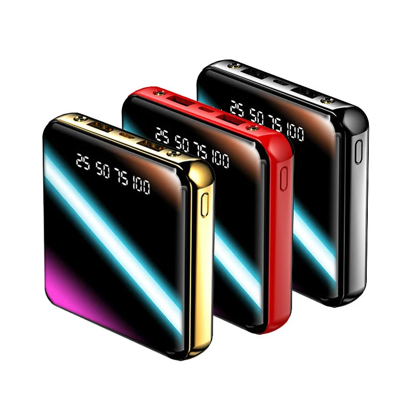 

Mini Power Bank 30000mAh Fast Charging Portable Powerbank LED Flashlight Display Portable Charger External Battery For Phone