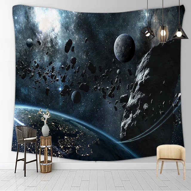 

Custom 3D Wall Art Tapestry Moon Tapestry 100%Polyester Peach Skin Smooth Wall Mandala Hanging Tapestry Home Decor14 Styles