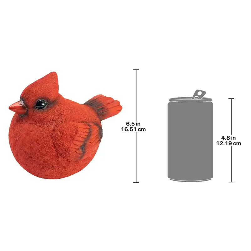 Estatua del p&aacute;jaro Cardinal,-1