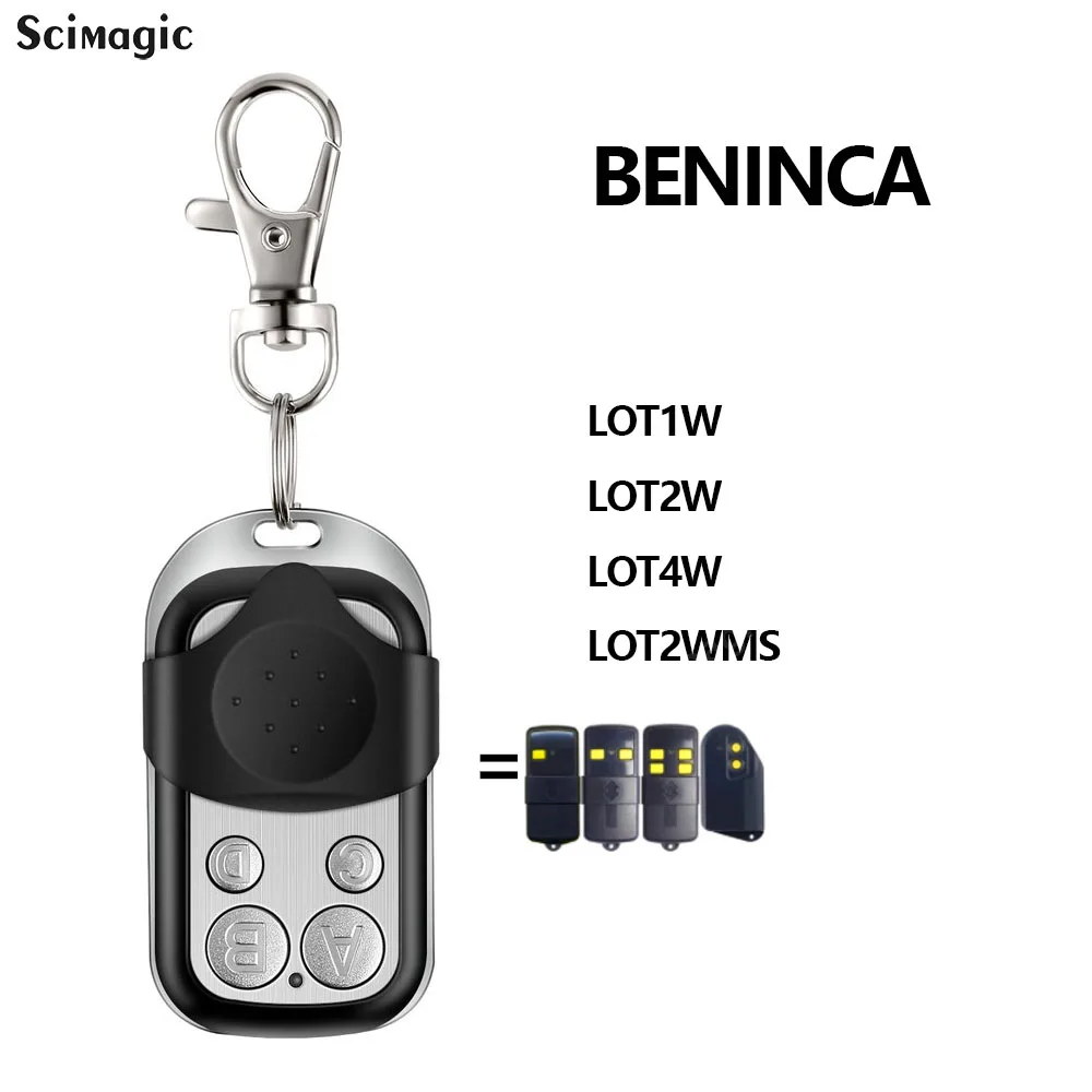

BENINCA LOT1W LOT2W LOT4W LOT2WMS Buttons Garage Door Opener Remote Control 433MHZ Clone Fixed Learning Code For Gadgets Opener