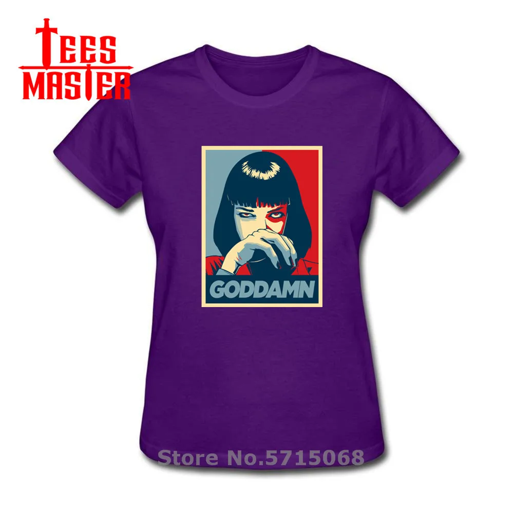 Camisa Квентин Тарантино плёнки Футболка женская из хлопка с логотипом фильмов