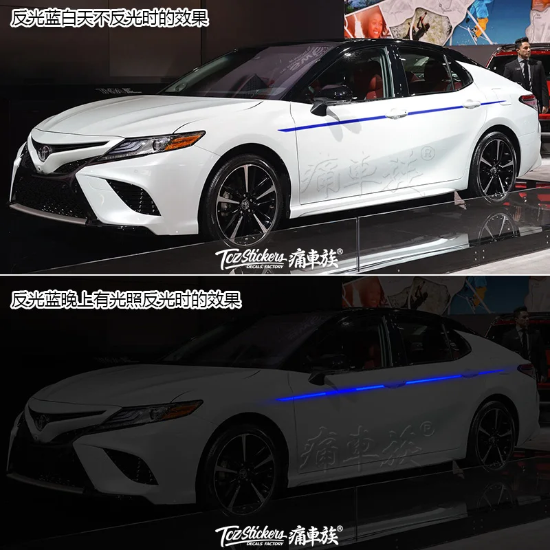 Автомобильная Наклейка для Toyota Camry 2018-2019 наклейка наружного украшения кузова