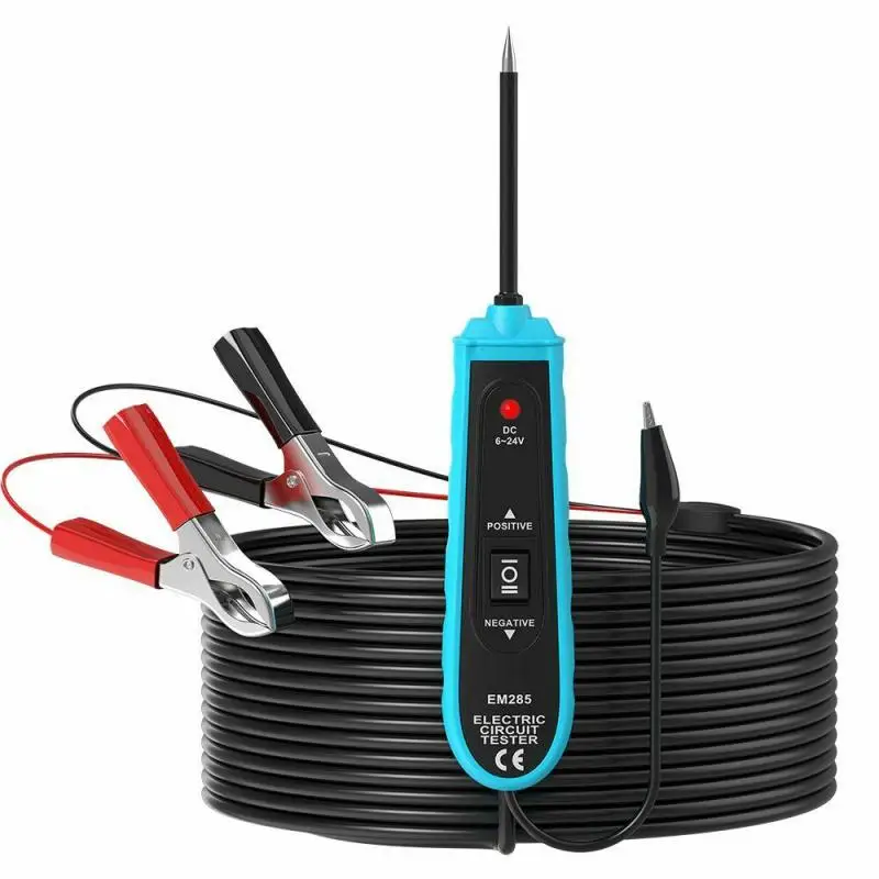 

NEW EM285 Power Probe Car Electric Circuit Tester Automotive Tools 6-24V With 5m Cable Car Repair Diagnostic Tools Auto Tester