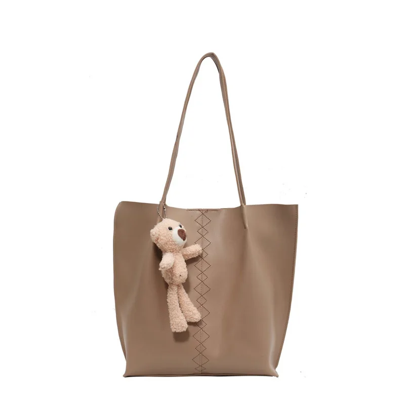 

Elegant Female Large Tote bag 2021 Fashion New High-quality PU Leather Women's Designer Handbag High capacity Shoulder Bags