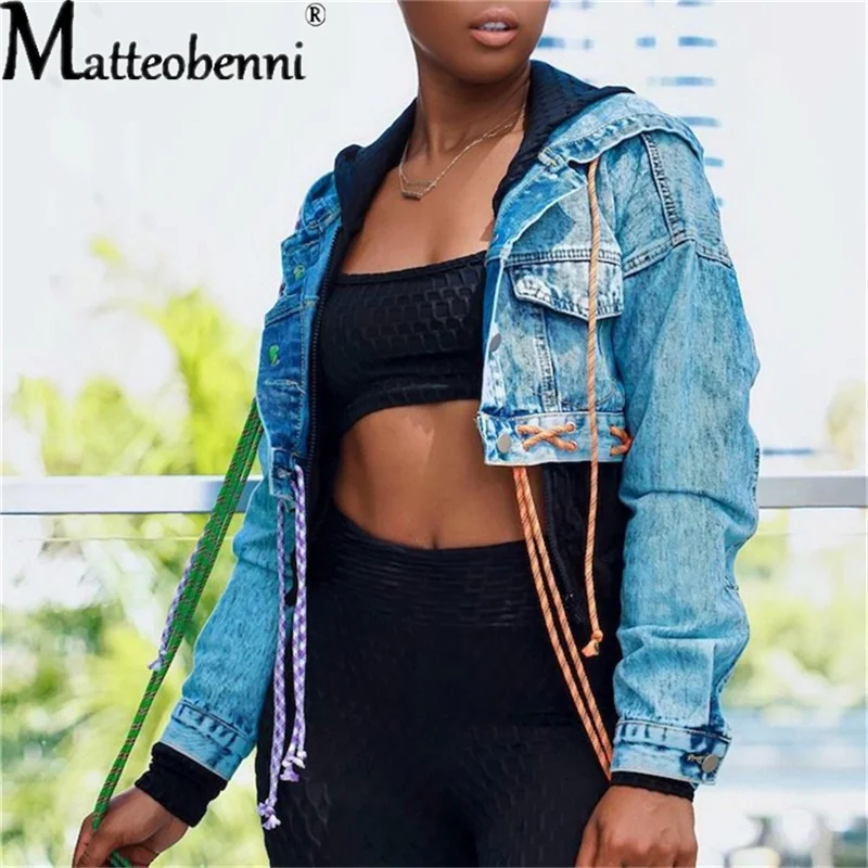 Джинсовая короткая куртка для женщин короткое пальто модная новинка 2021