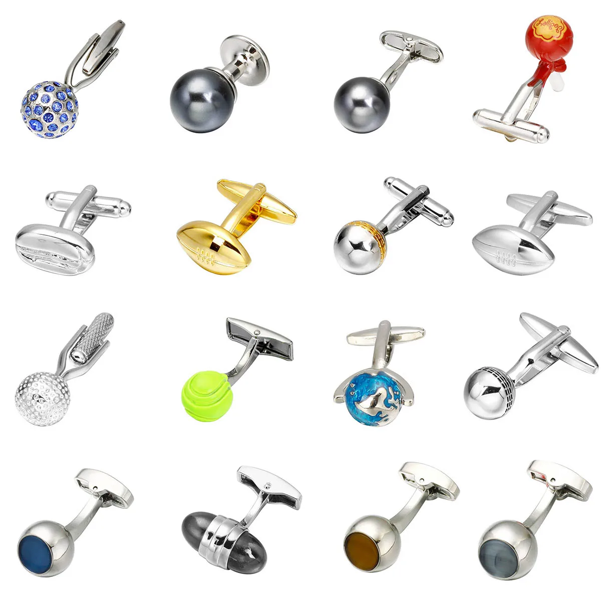 

New High Grade Brand Brass material square/Pearl/Earth blue stripes Cufflinks Men's French shirt Cufflinks gemelos cuff l