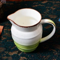 european style milk jugs milk pitcher latte art high quality breakfast milk jugs espresso cups pot a lait coffeeware bc50ng