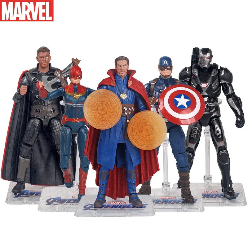 

The Avengers Doctor Strange Super Heroes Captain America Anime Figurine Pvc Action Figure Collectible Model Toys For Children's