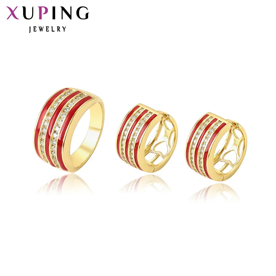 От бижутерии Xuping Новый стиль Модные Ювелирные наборы классические серьги для