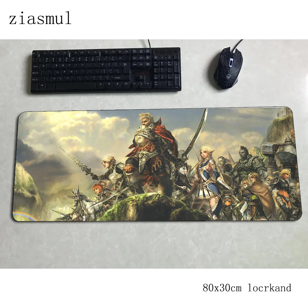 Lineage 2 коврик для мыши 80x30 см красивый компьютерной игровые аксессуары властный