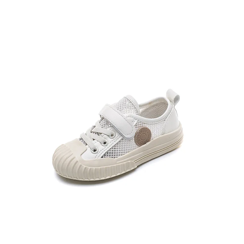 Кроссовки Детские с ракушками дышащие модная повседневная спортивная обувь для