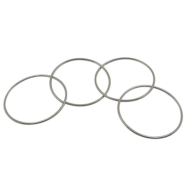 4pcs Magic Four-chain Toy Metal Ring Classic Connecting Iron Hoop Fun Close-up Stage Props Tool Supplies | Игрушки и хобби