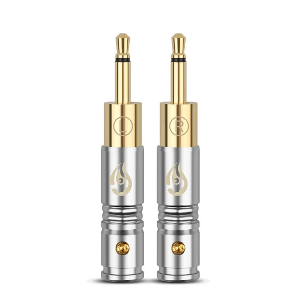 2 5 мм аудио разъем полюса провода DIY Наушники разъемы металлические контакты