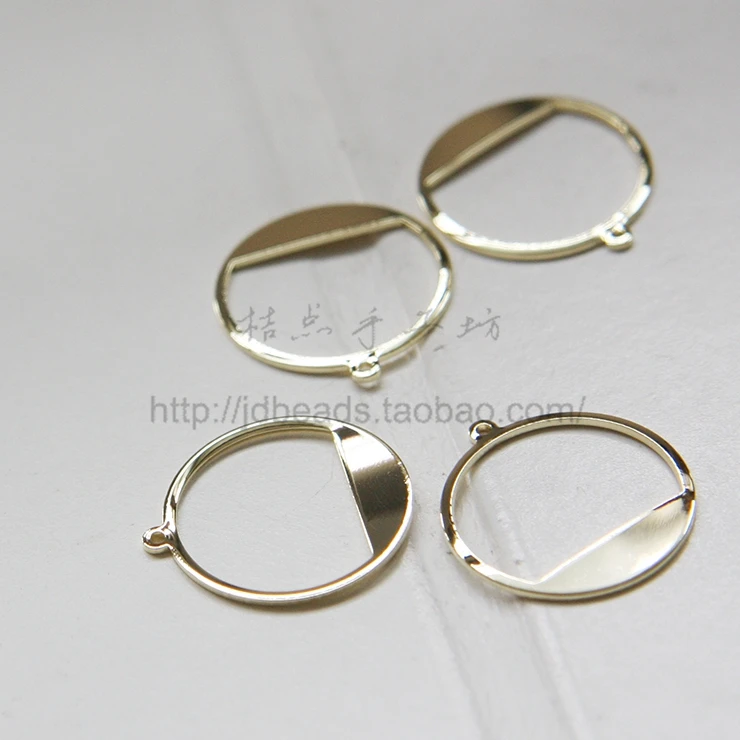 Твердая латунь круглый амулет в виде геометрических фигур 20 5 мм (3102C)|Шармы| |