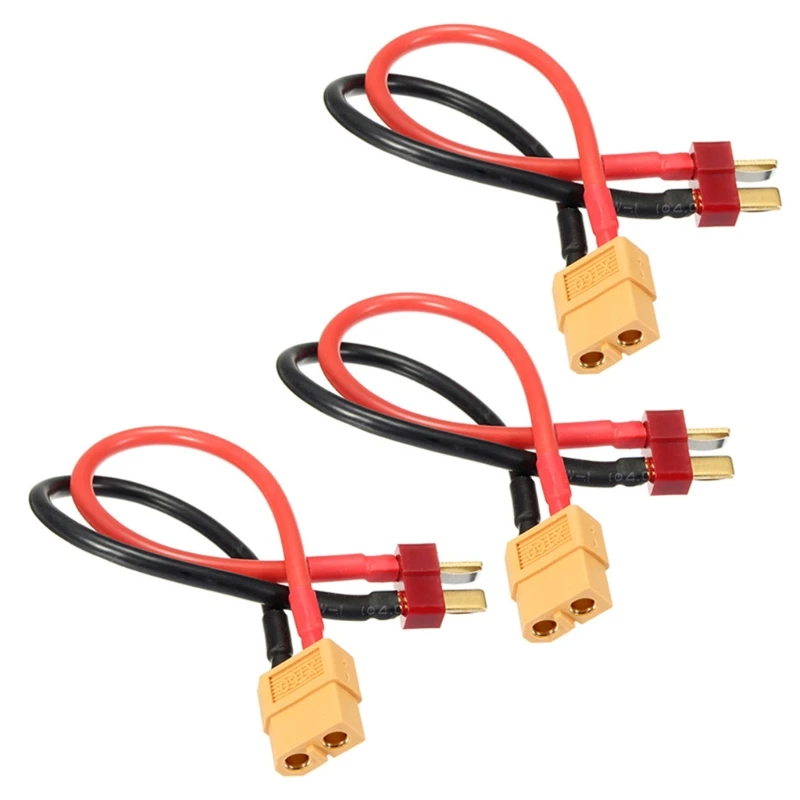 

4 шт. кабель адаптера T-Plug Male к XT60 Female Connector Lead кабель адаптера