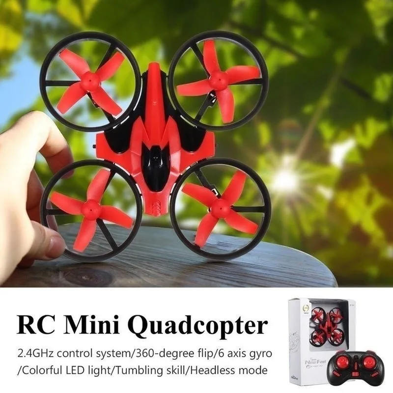 RC Nano NH010 2 4G 4CH 6 осевой 3d флип Безголовый режим НЛО Квадрокоптер RTF Дрон детские